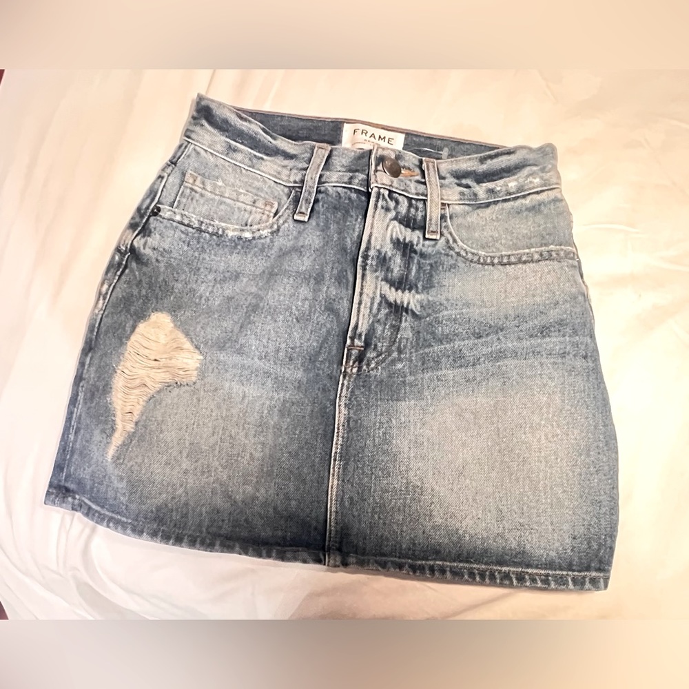 FRAME/ LE DEANVILLE WASH SKIRT